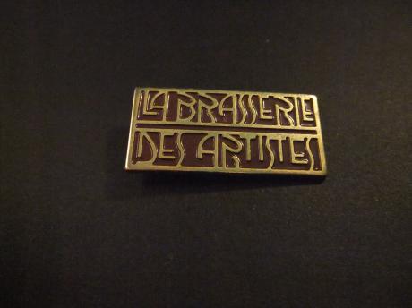 La Brasserie des Artistes restaurant (Itter België) bruin logo